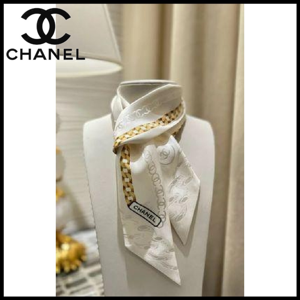 【25S☆上品】CHANEL ジャカード シルク ツイル ヘアバンド