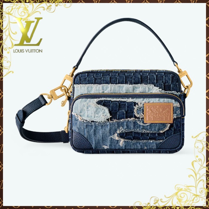 Louis Vuitton＊メンズ. ナイルバッグ ダミエ・デニム/ 25AW