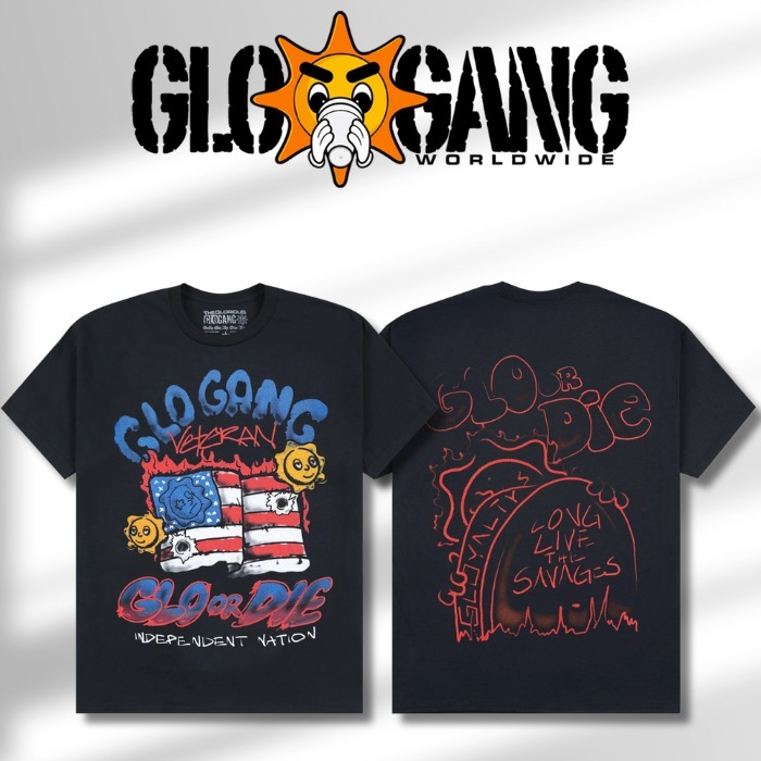新作！【GLOGANG】Glo or Die Veteran Tee