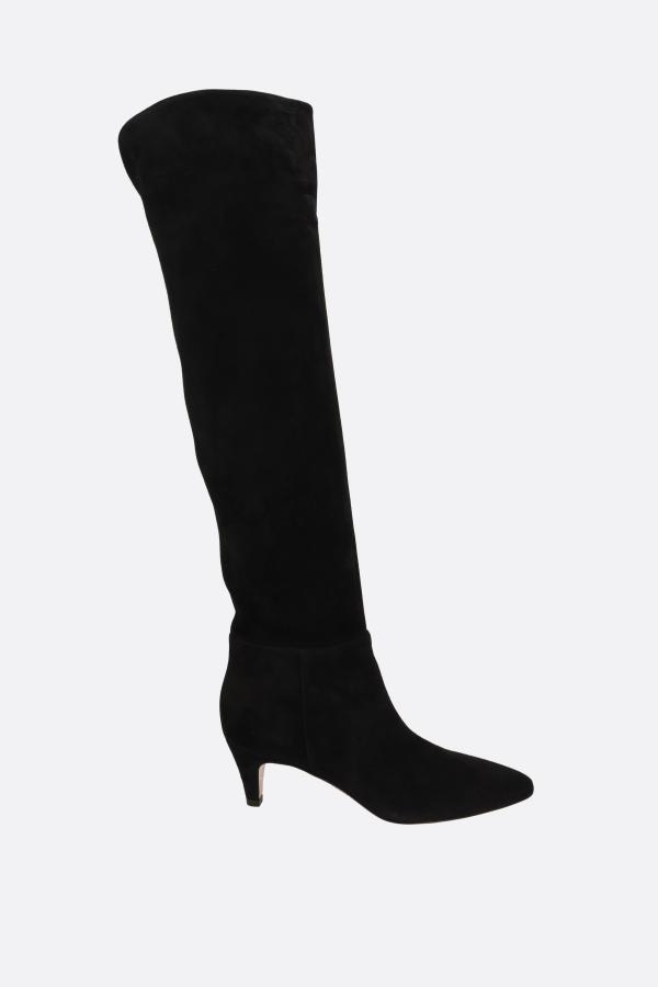 シューズ・サンダルその他 GIANVITO ROSSI ELISE OVER-THE-KNEE BOOTS IN SUEDE
