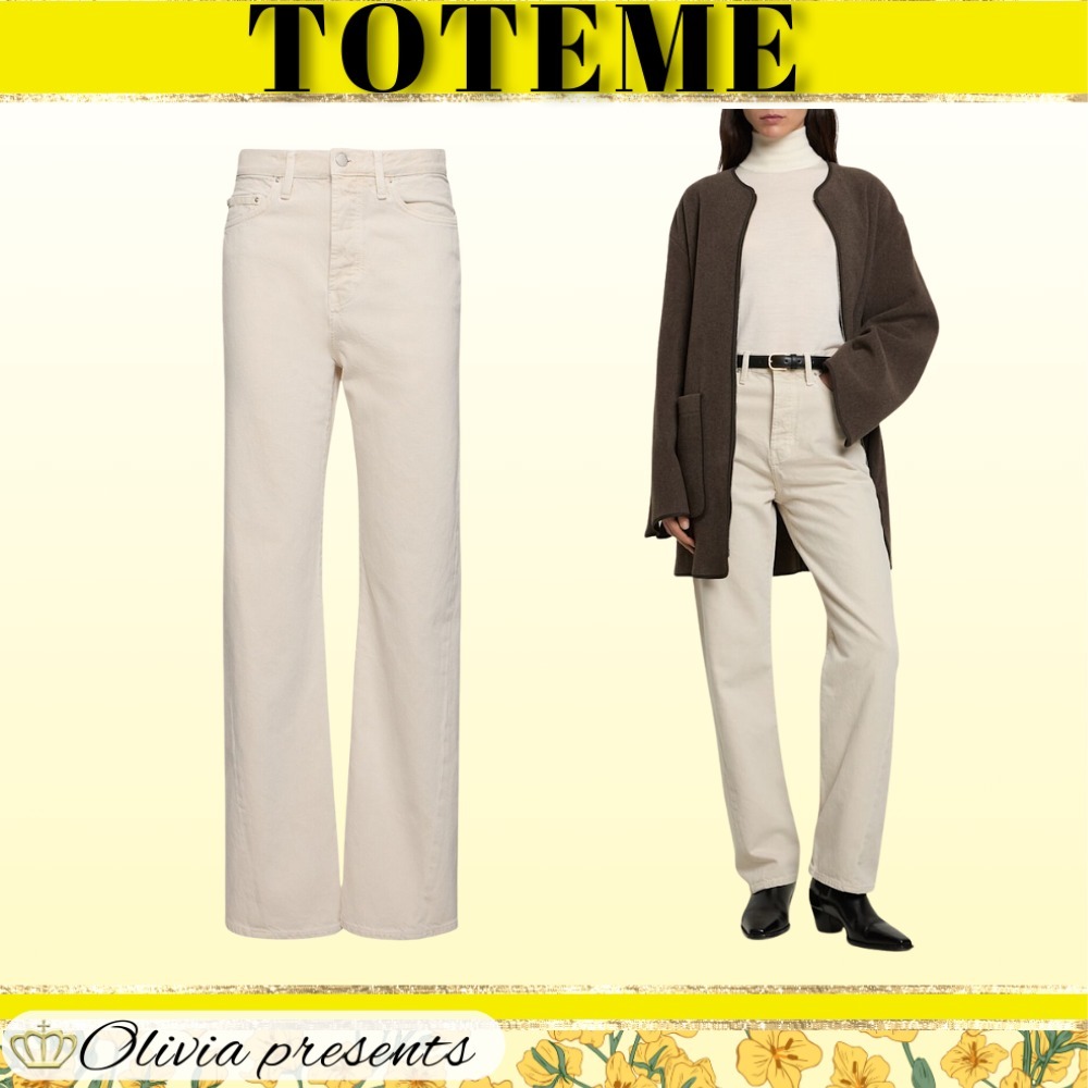 【Toteme】ミッドライズデニムジーンズ