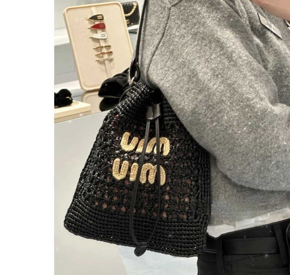 【VIPセール 完売前に欲しい】MIUMIU（ミュウミュウ）カゴバック