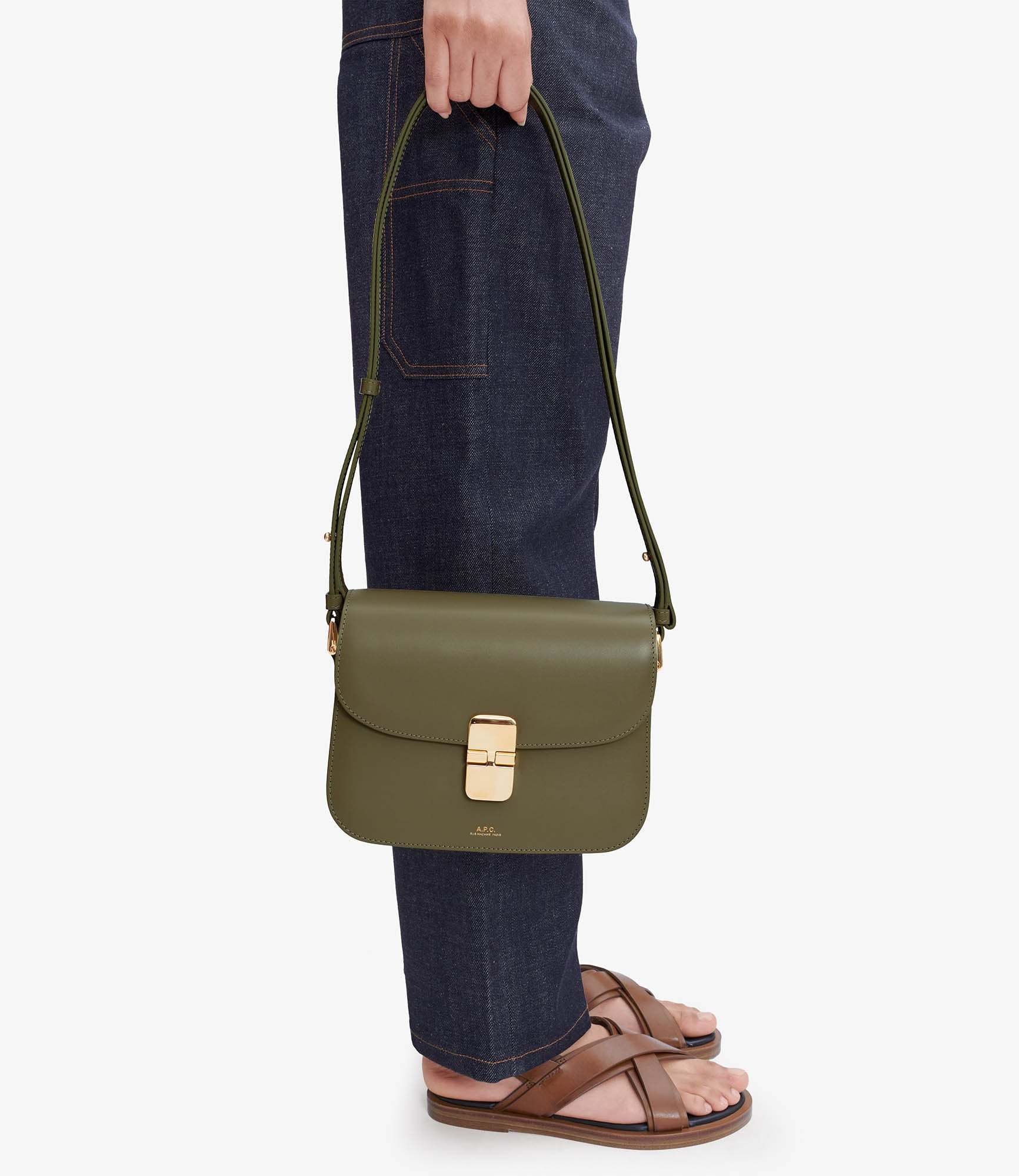 A.P.C. グレース スモールバッグ クレイグリーン