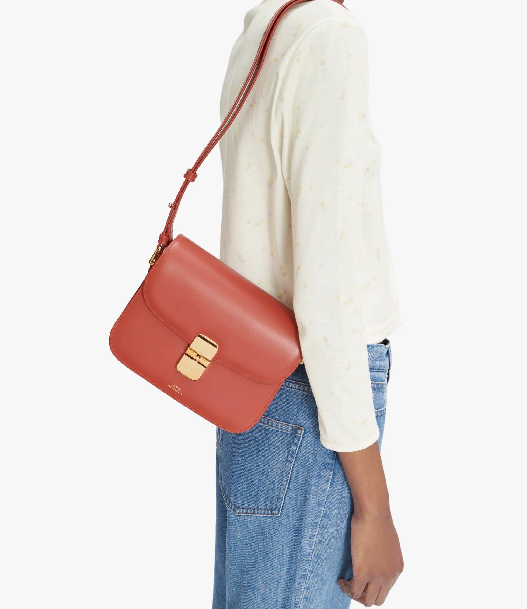 A.P.C. グレース スモールバッグ チェリー