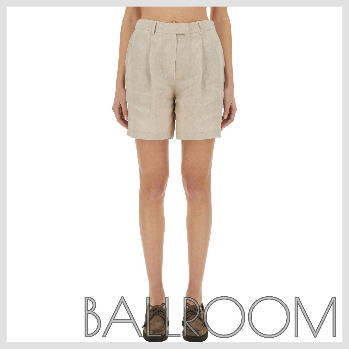 ショーツ BRUNELLO CUCINELLI LINEN BAGGY SHORTS