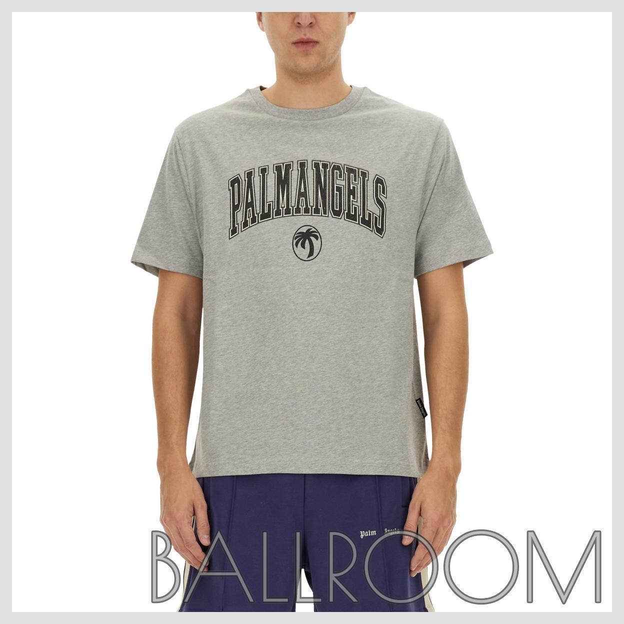 Tシャツ・カットソー PALM ANGELS COTTON T-SHIRT WITH LOGO