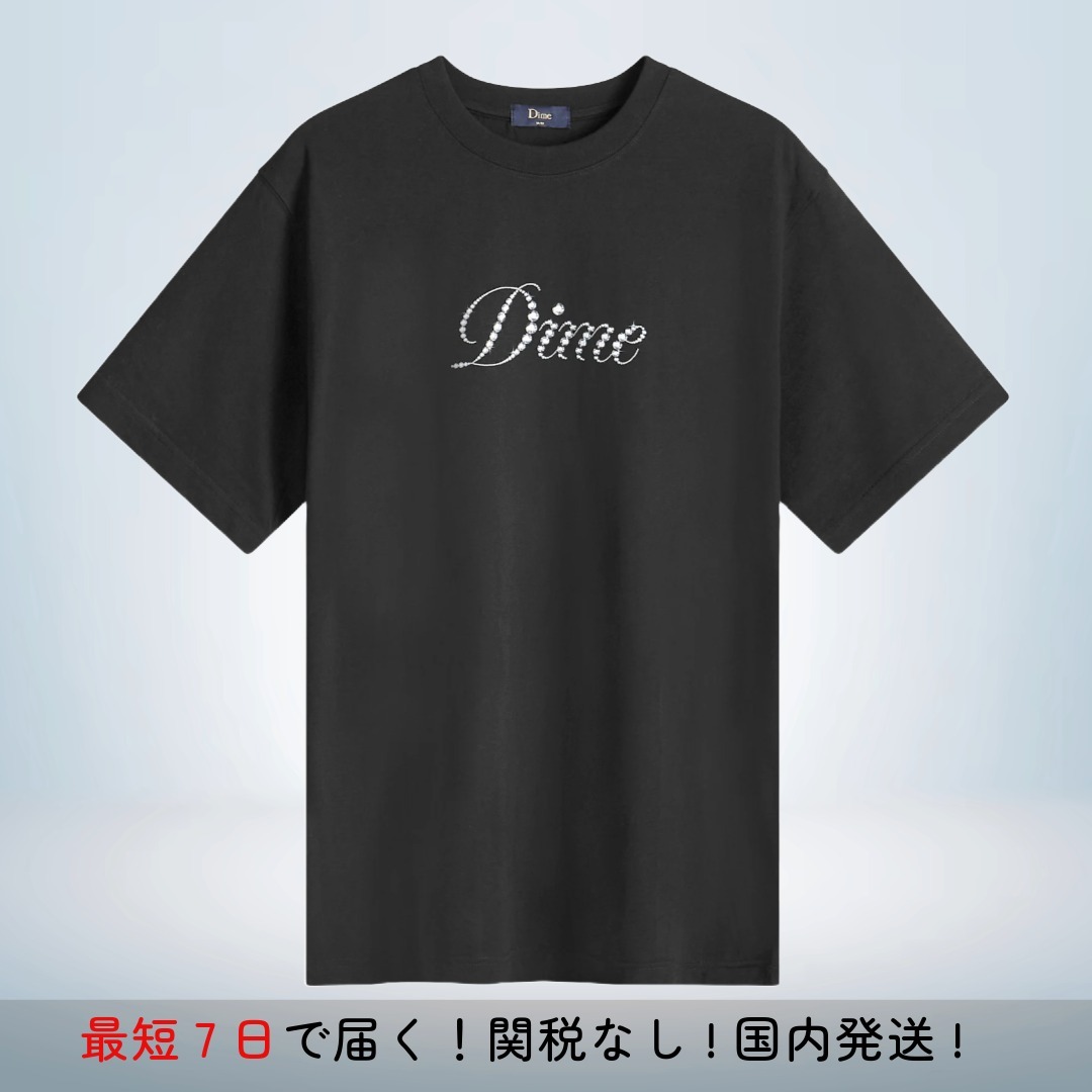 《Dime》 Icy Cursive ロゴ コットンTシャツ/関税込み