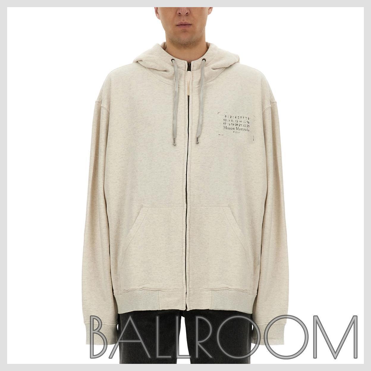 スウェット・トレーナー MAISON MARGIELA COTTON SWEATSHIRT WITH LOGO