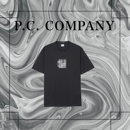 CP COMPANY メンズ 半袖Tシャツ 18CLTS047A 006370W 999