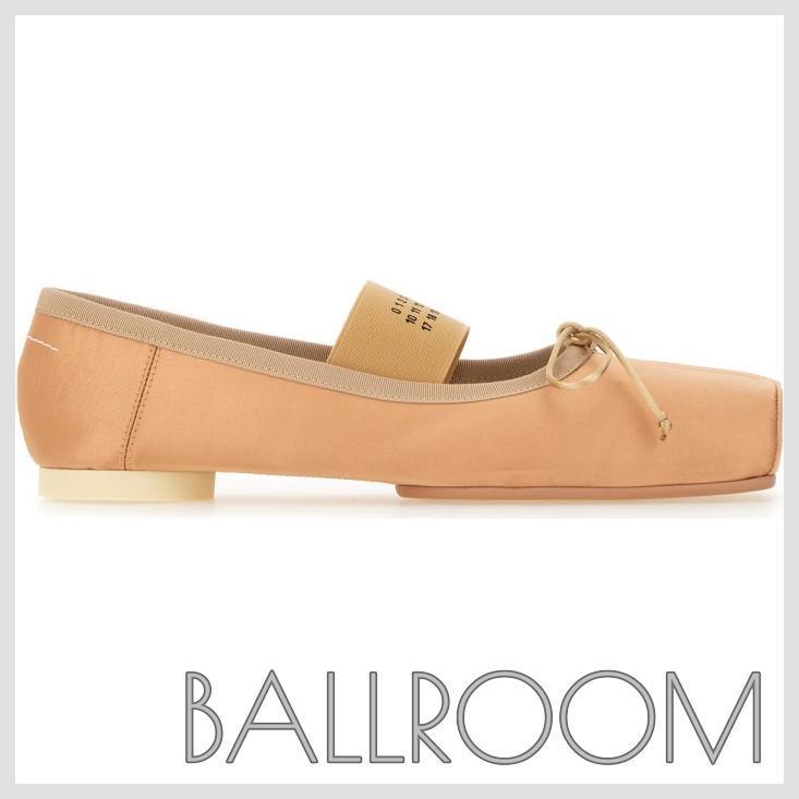 フラットシューズ MM6 MAISON MARGIELA BALLERINA WITH LOGO