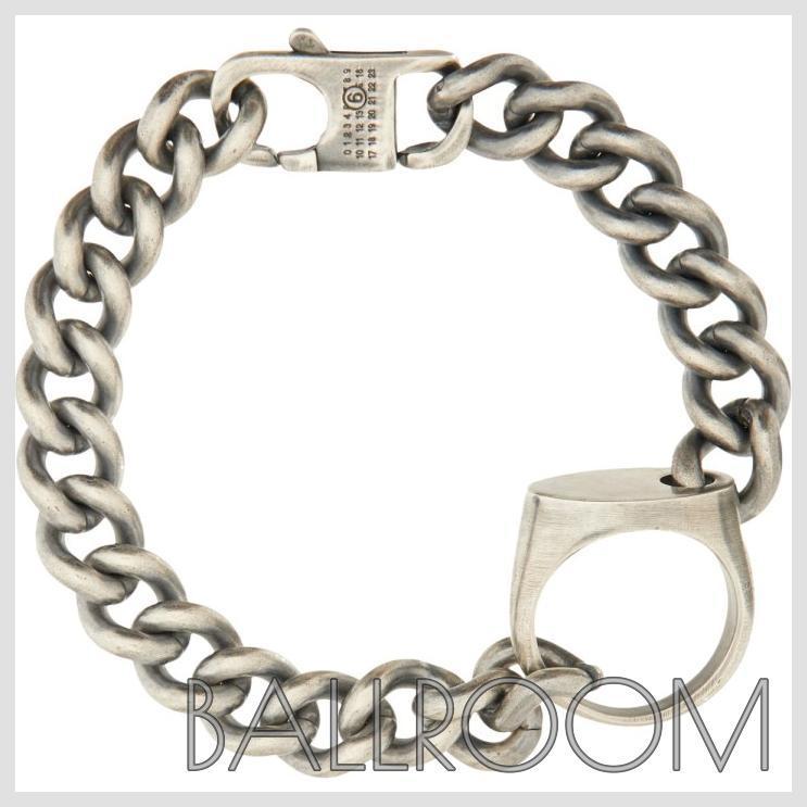 指輪・リング MM6 MAISON MARGIELA BRACELET WITH RING