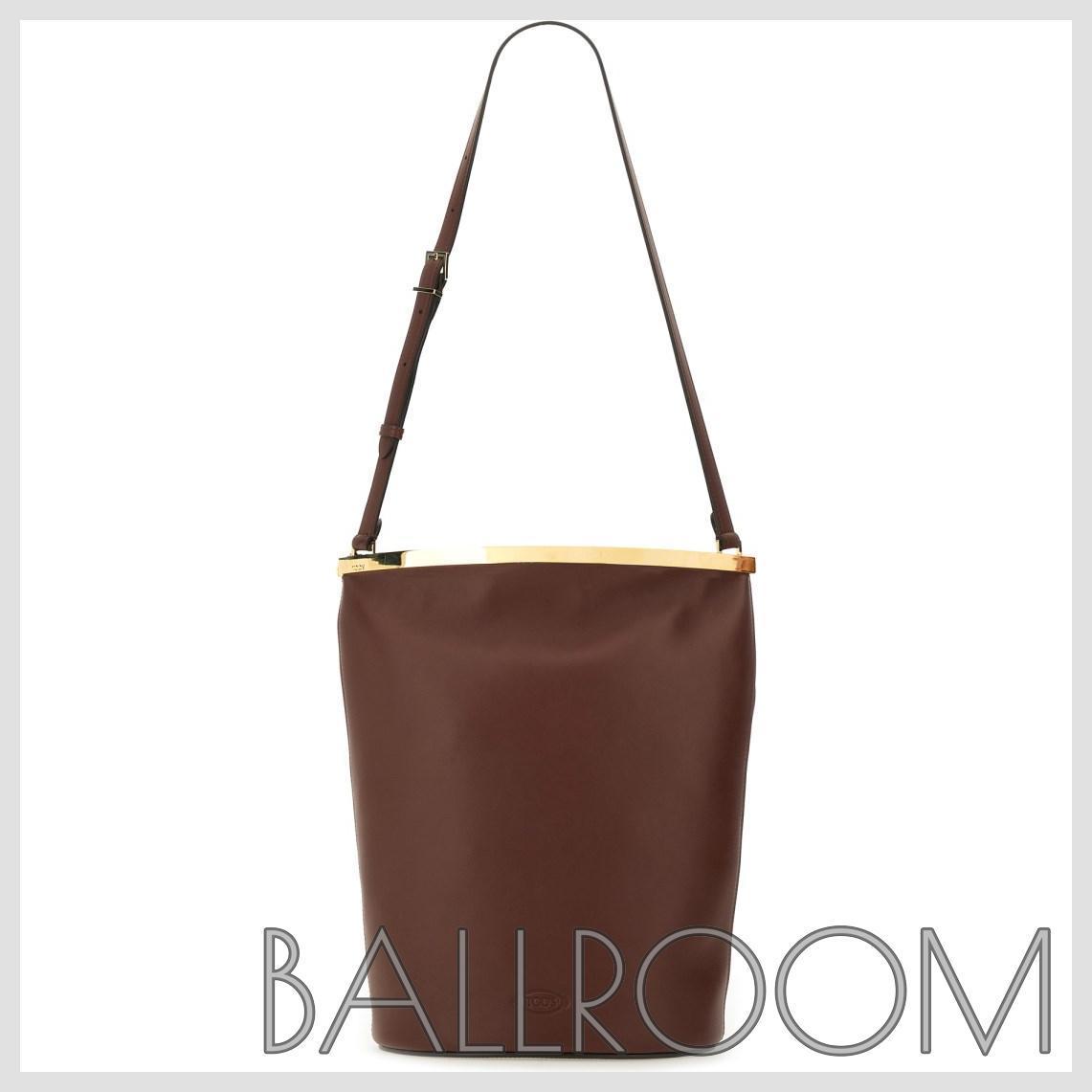 ショルダーバッグ・ポシェット TOD'S SMALL LEATHER BUCKET BAG