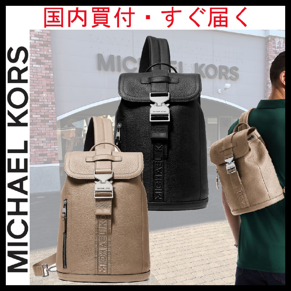 新作・即日発送★Michael Kors★HUDSON アビエーター スリング