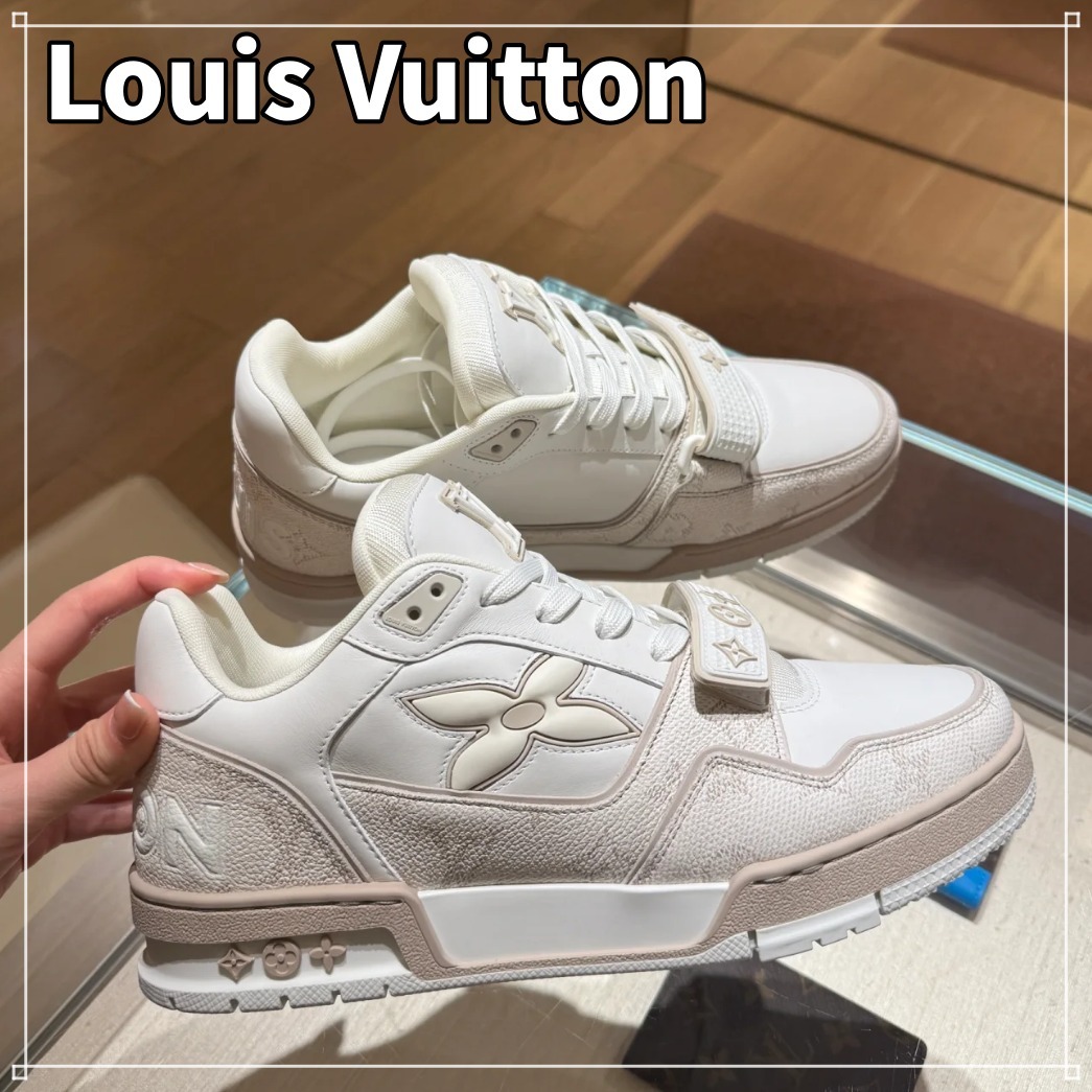 人気 Louis Vuitton LVトレイナー スニーカー ストリート メンズ
