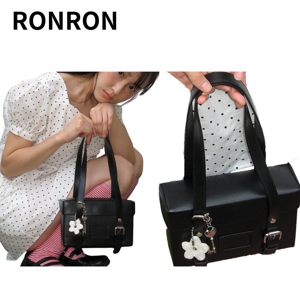★RONRON★ SQUARE BUCKLE MINI BAG