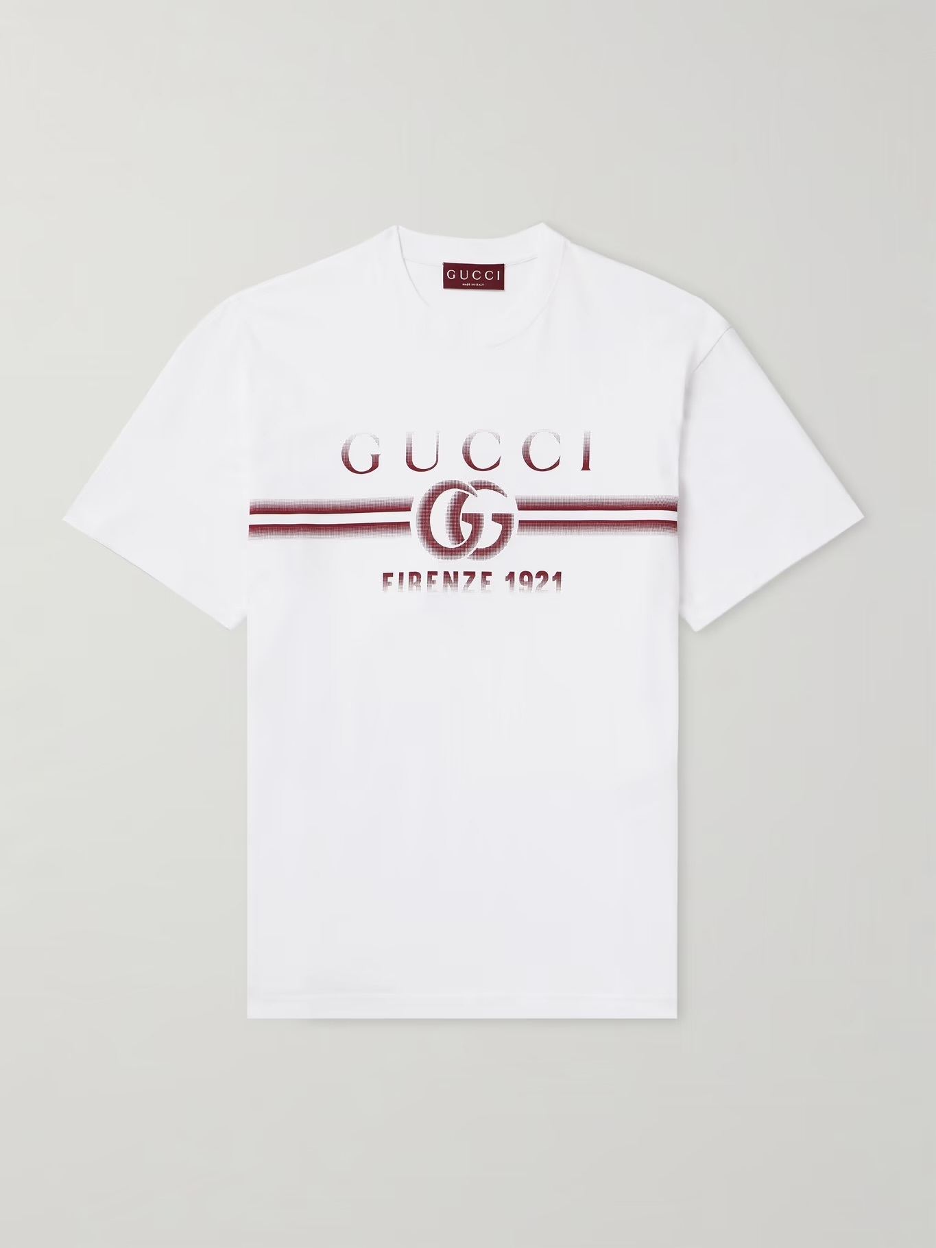 グッチ ロゴプリント コットンジャージーTシャツ
