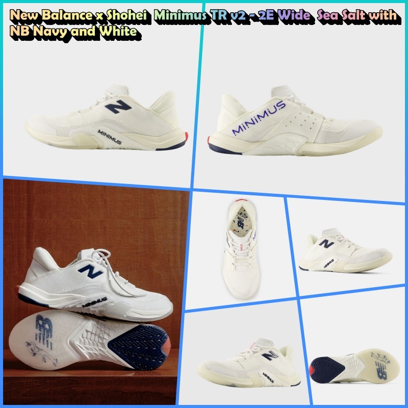 ★Shohei x NB★Minimus TR v2 - 2E★Sea Salt w/ NB Navy
