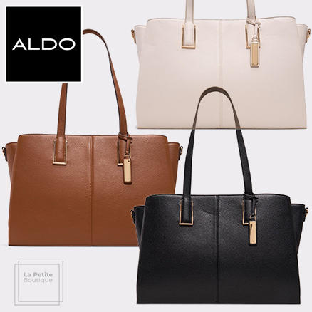 【ALDO】ジッパー付き Haorediaa☆A4収納可能 2WAYトートバッグ