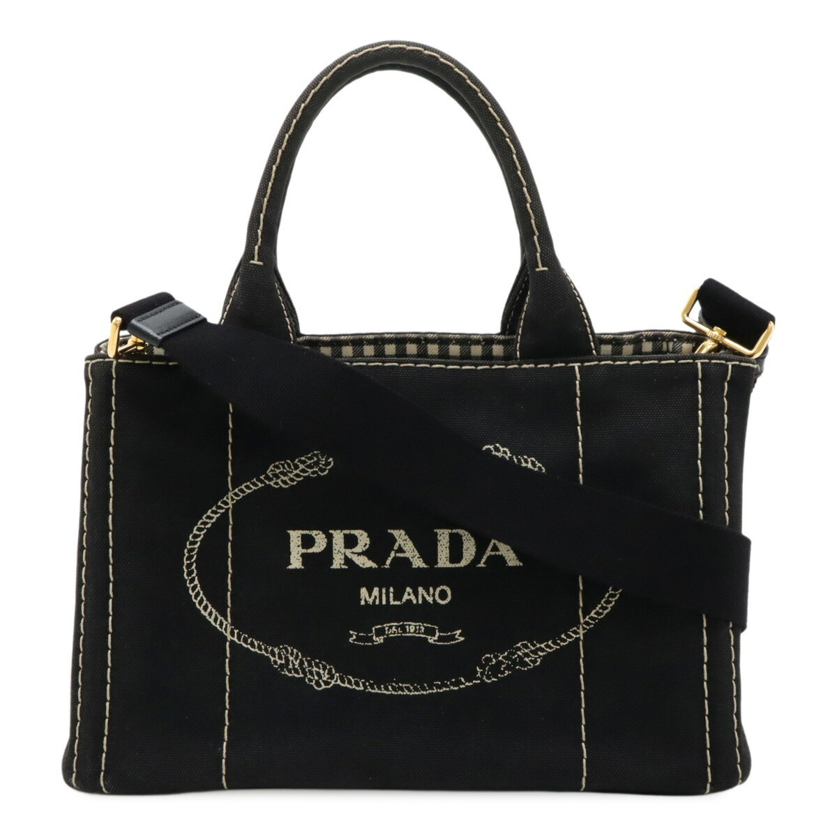 プラダ カナパ キャンバス 2way トートバッグ