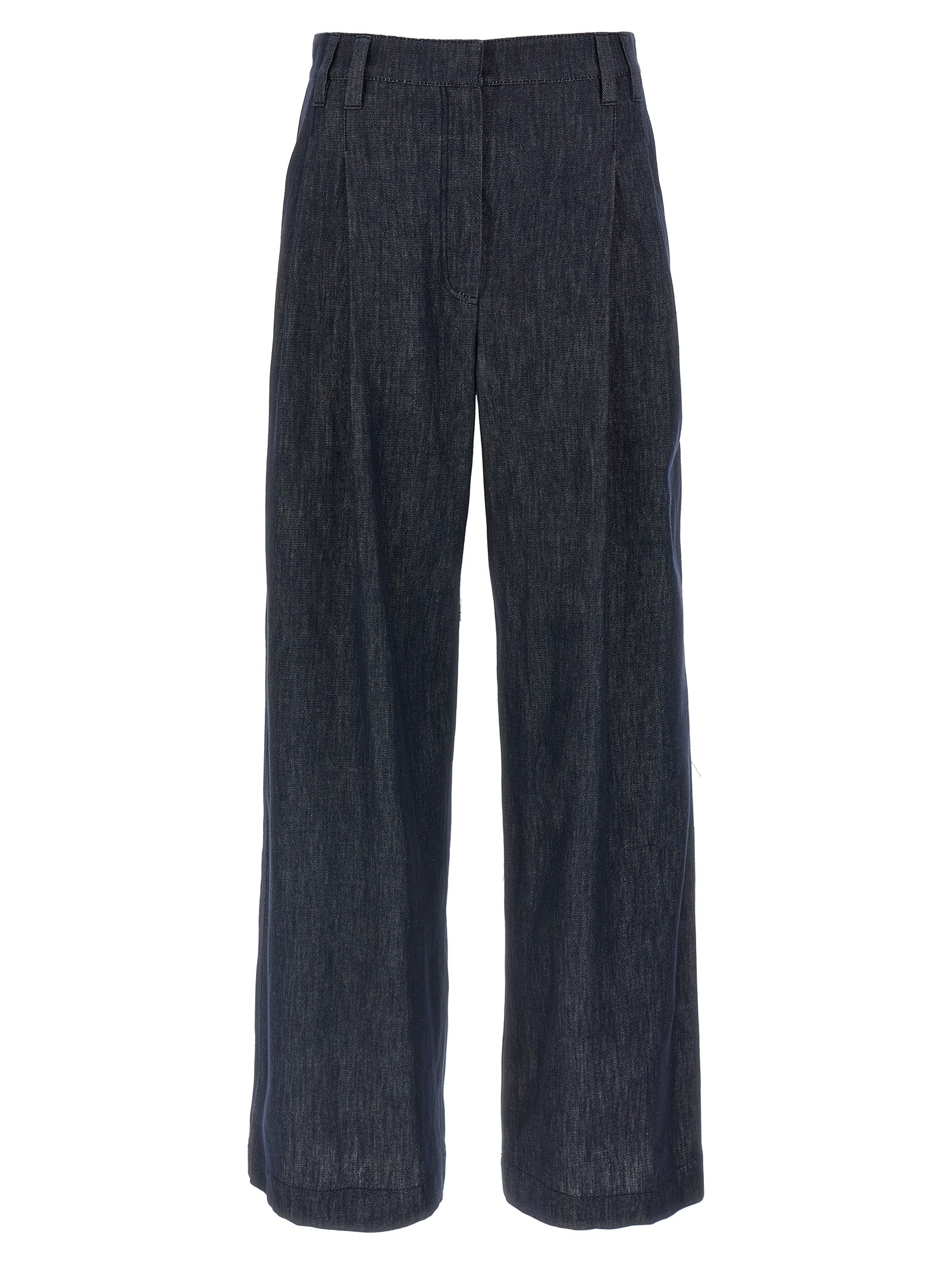 デニム・ジーパン BRUNELLO CUCINELLI Wide leg jeans