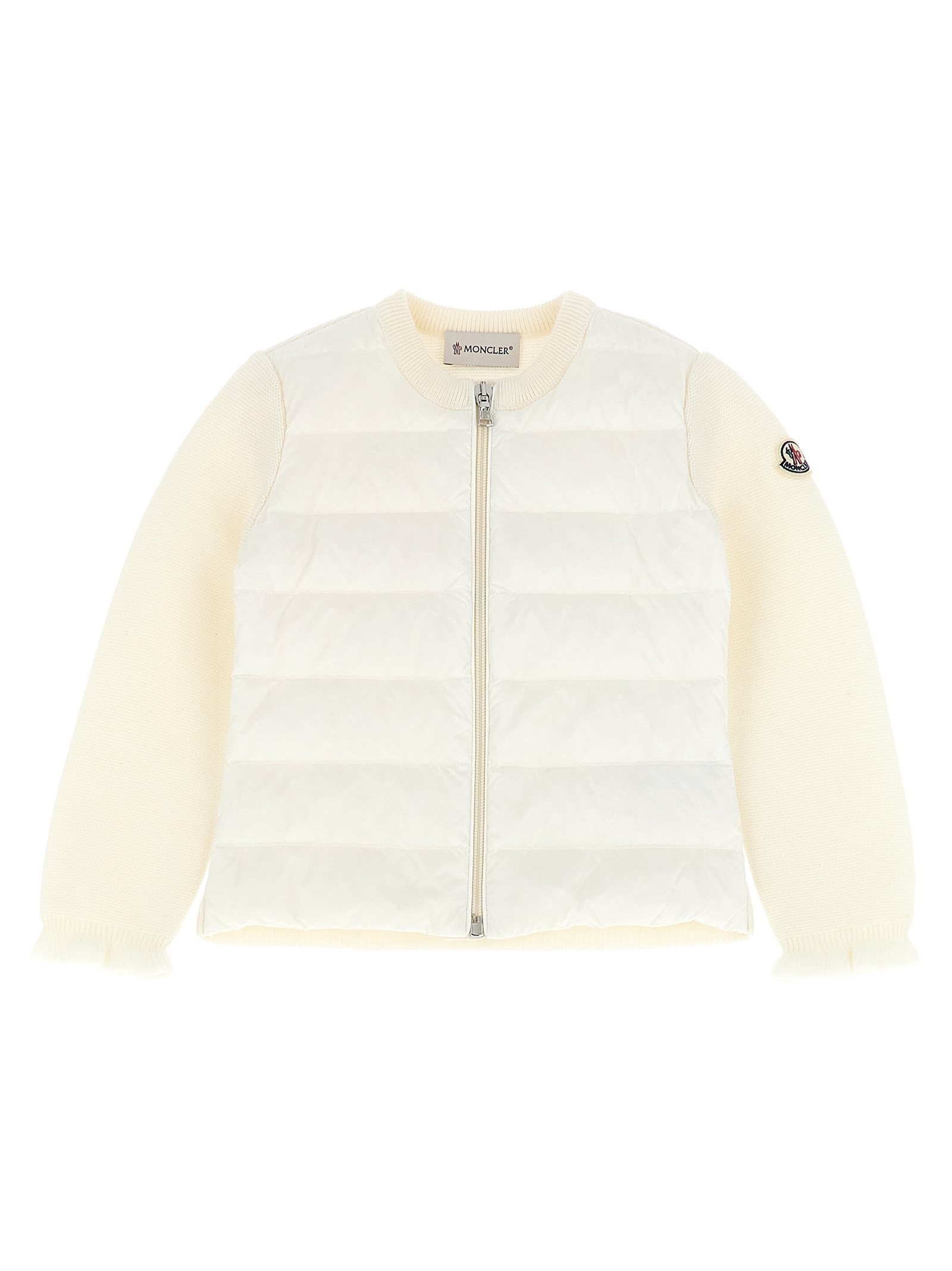 キッズ用トップス MONCLER Two-material cardigan