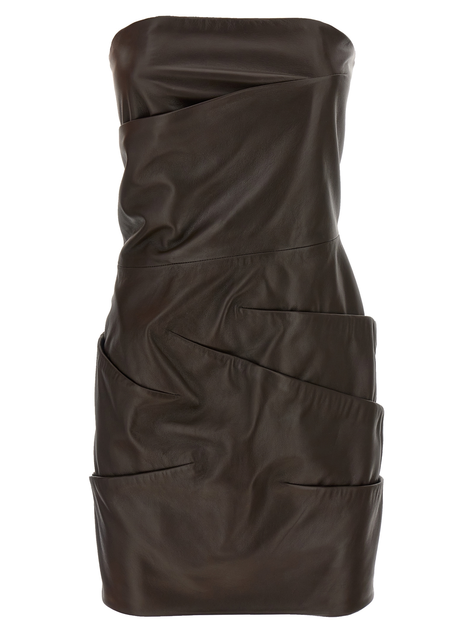 ワンピース THE ATTICO Leather dress
