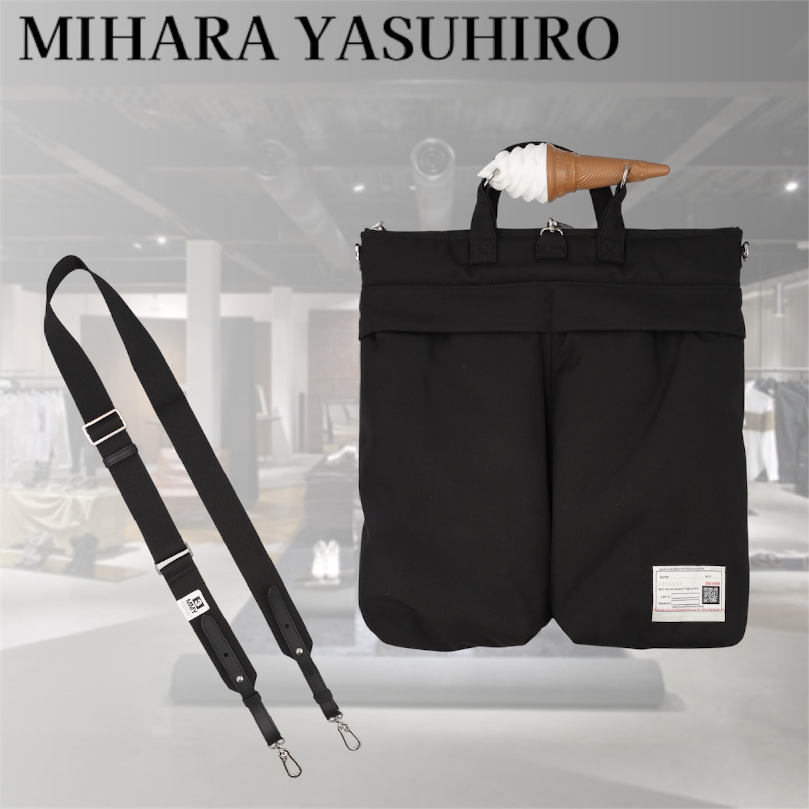 MIHARA YASUHIRO♡ ソフトサーブハンドルヘルメットバッグ