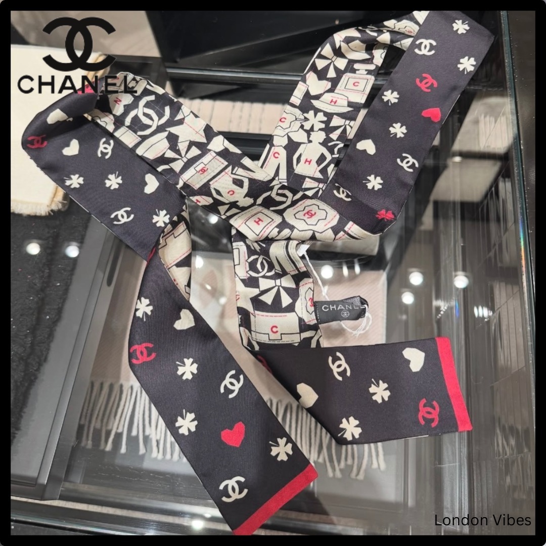 上品♪ CHANEL シルクツイリー 25メティエダール