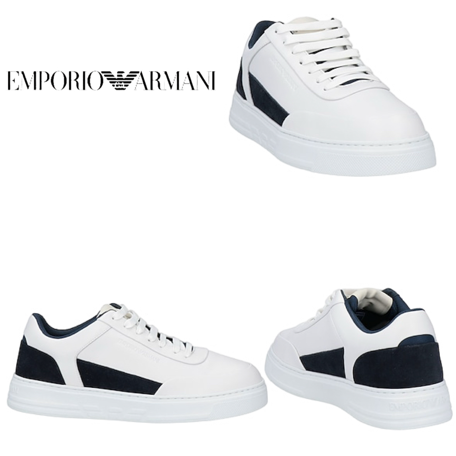 EMPORIO ARMANI メンズスニーカー ホワイト