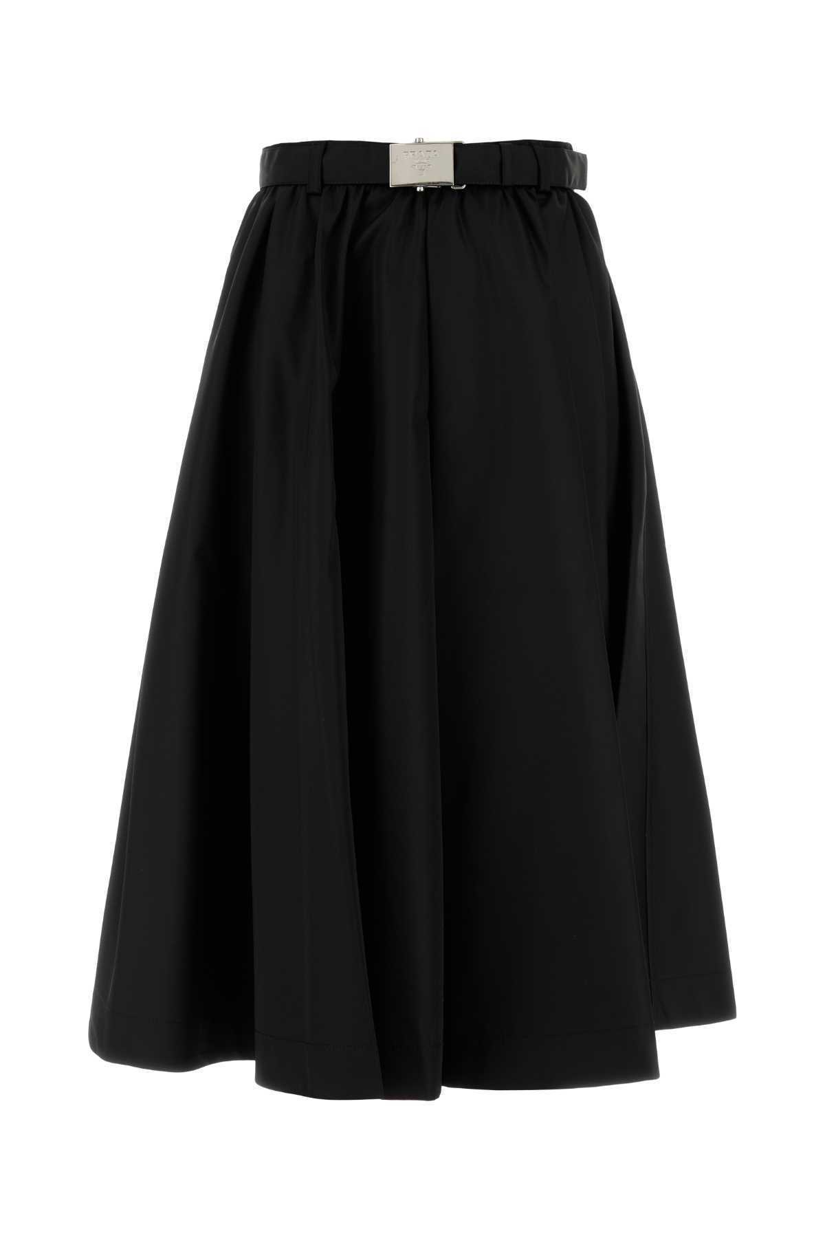 【関税&送料込】Prada Black Re-Nylon Skirt