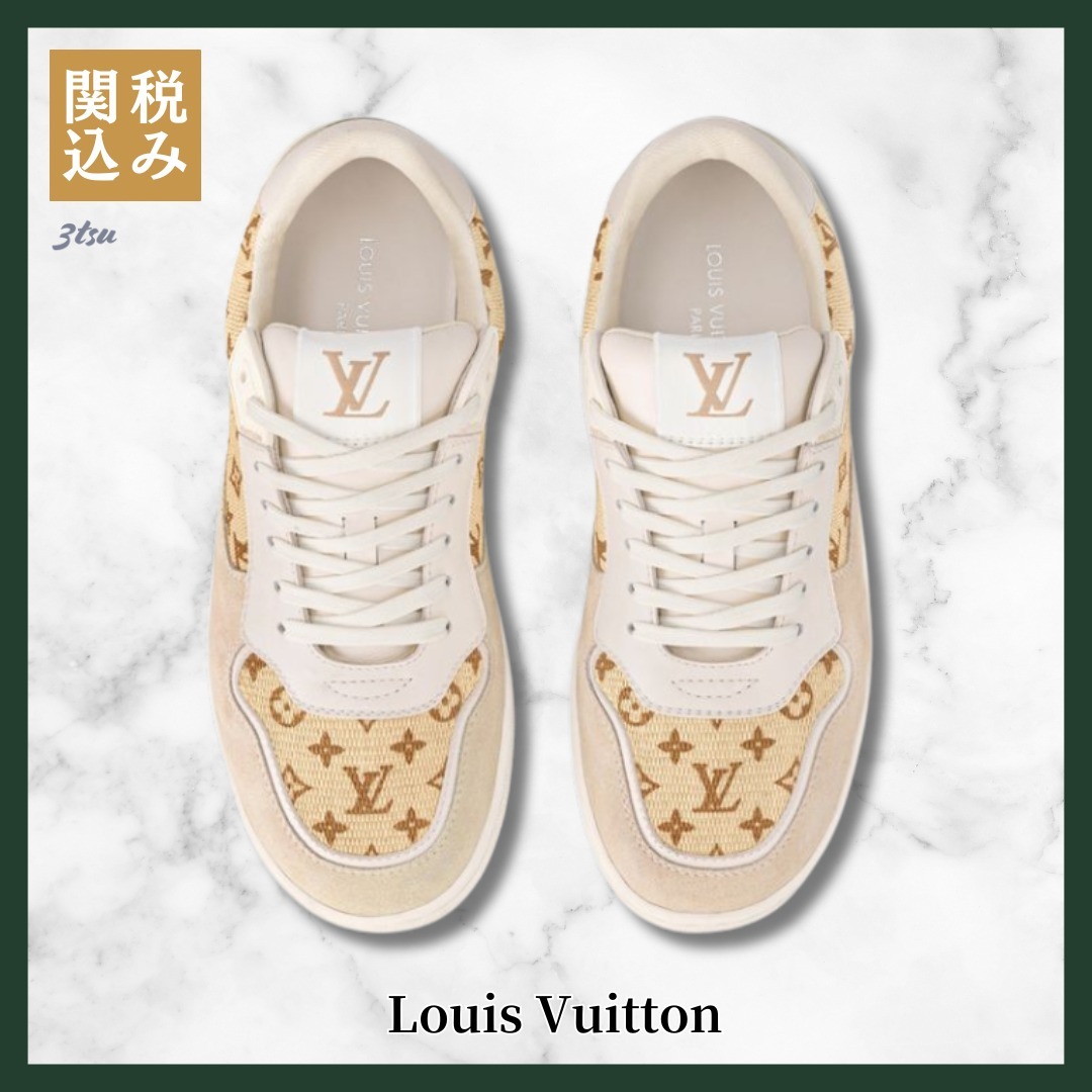 Louis Vuitton★LV スタジアム スニーカー ベージュ ladies 靴