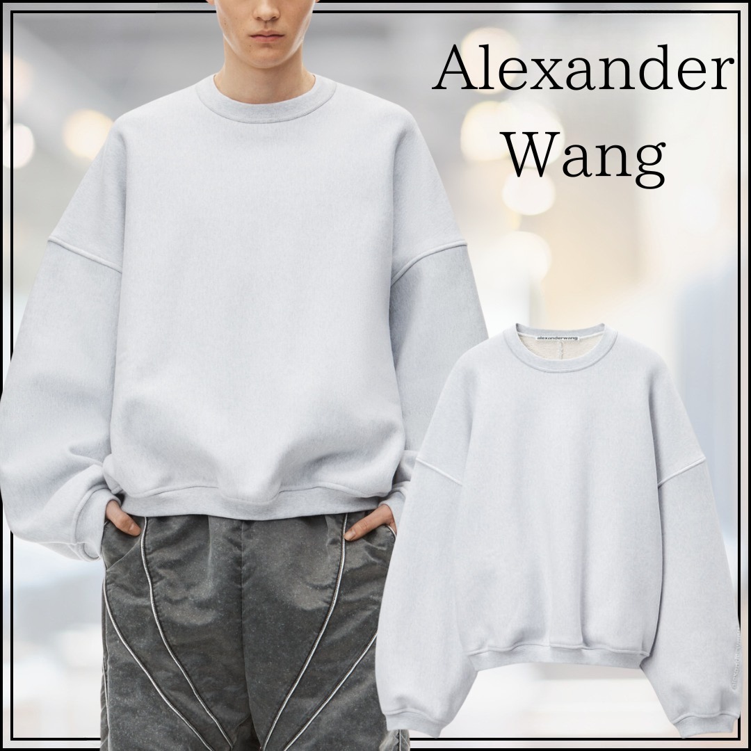 【AlexanderWang】ロゴ オーバーサイズ クルーネック