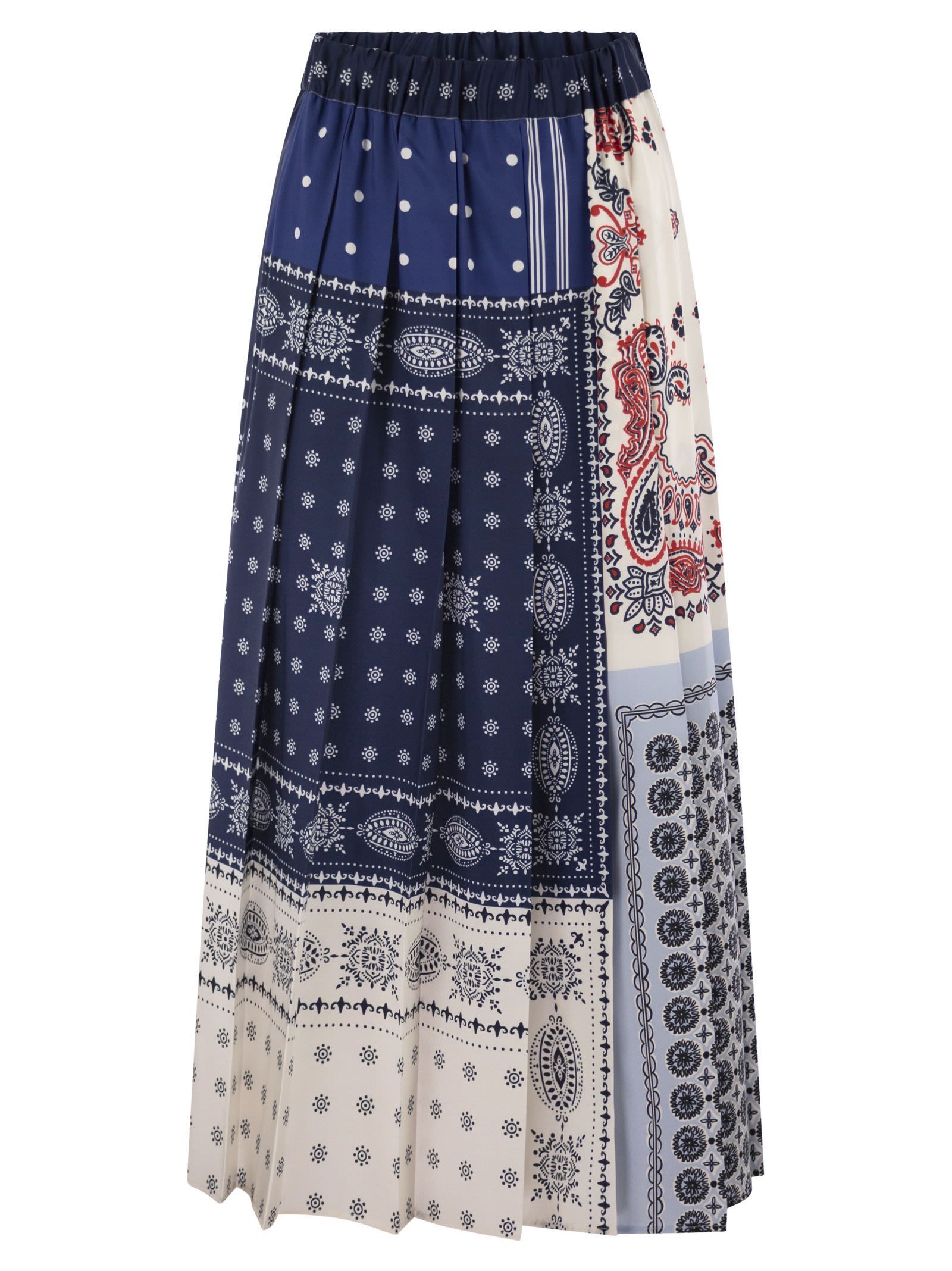 スカート Weekend Max Mara LUNA - Printed twill skirt