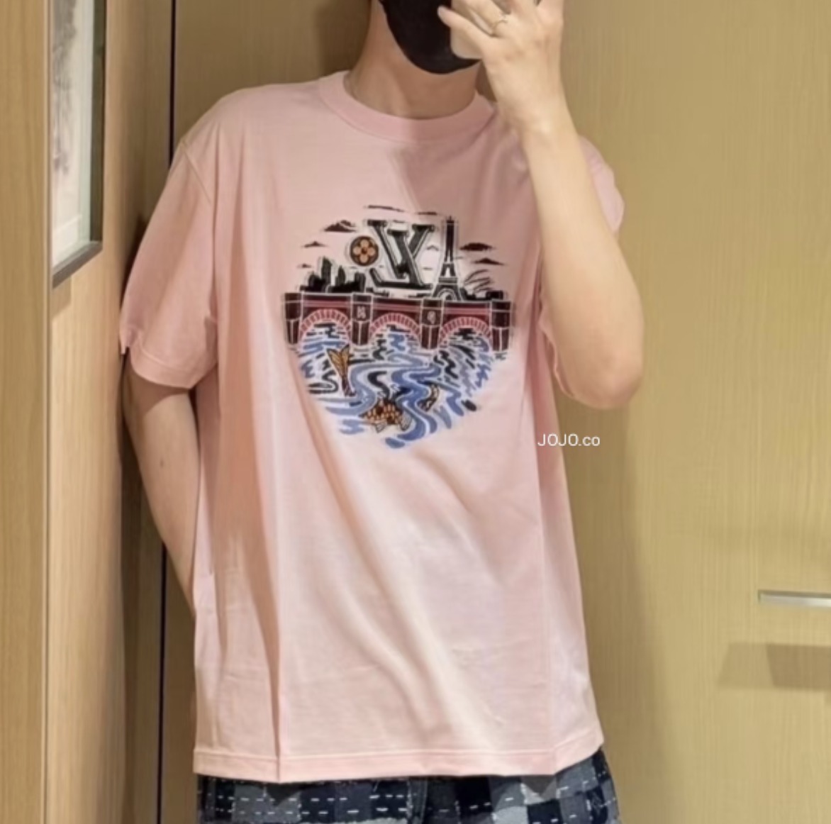 《着心地抜群♪》Louis Vuittonコットン Tシャツ