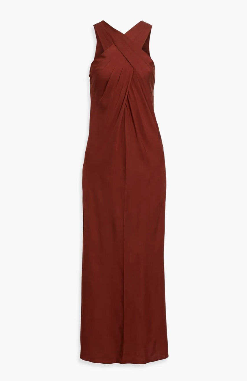 *Diane von Furstenberg* クロスフロントマキシワンピース