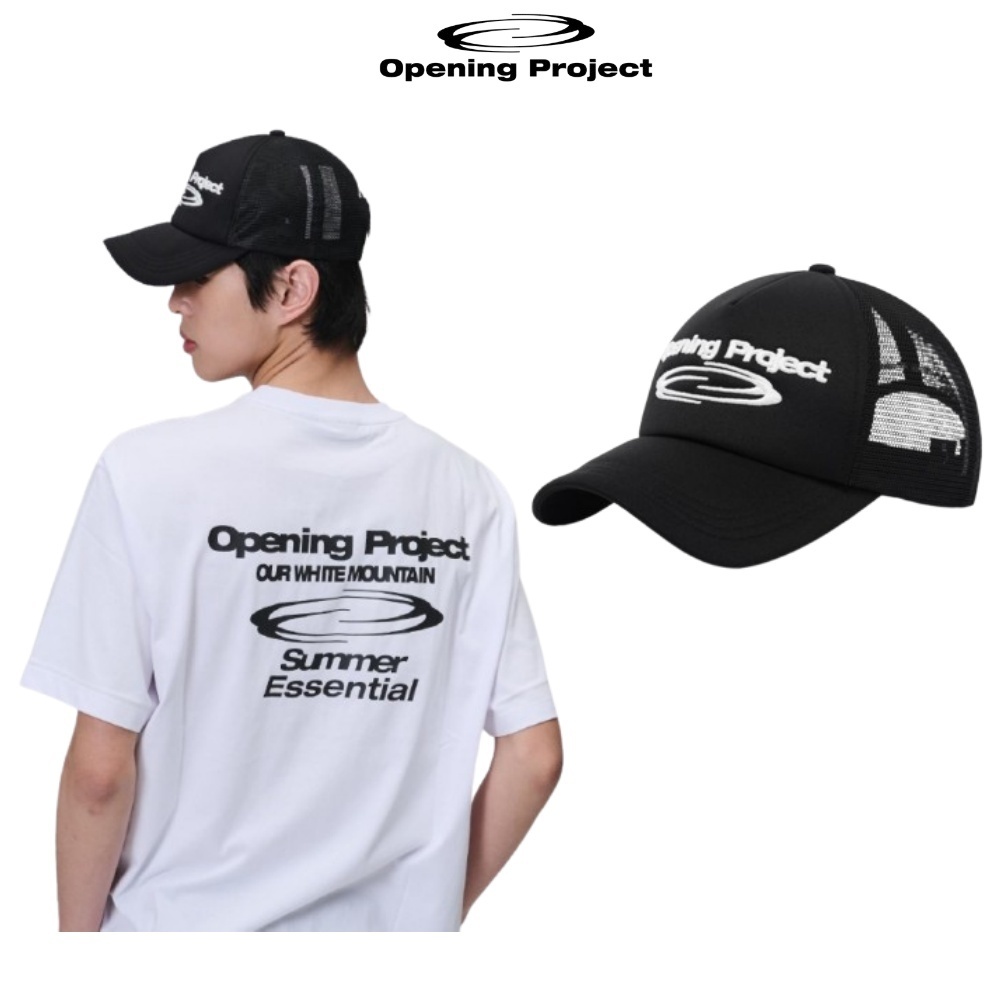 【Opening Project】Identity Mesh Cap - Black