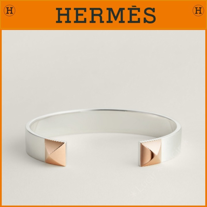 洗練さと共に【HERMES】Bracelet Hermes Clou d'H