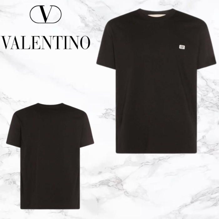Tシャツ・カットソー 25AW Valentino Garavani Vlogo T-Shirts And Polos Black Nero