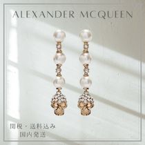 *2025 AW*【Alexander McQueen】スカル＆パール イヤリング