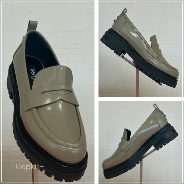 【Sergio Rossi】SR John モカシン ローファー 15㎜ 厚底ソール