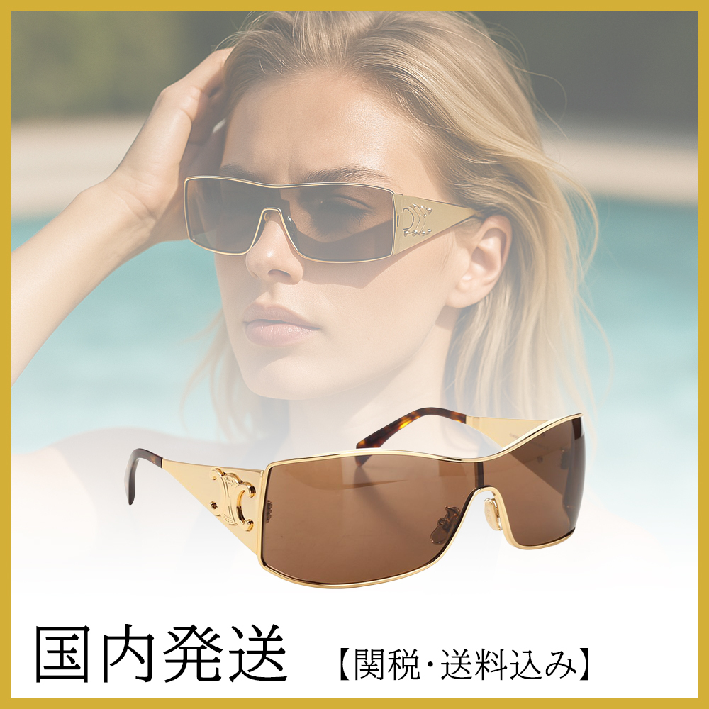 CELINE セリーヌ トリオンフ メタル レーサー サングラス