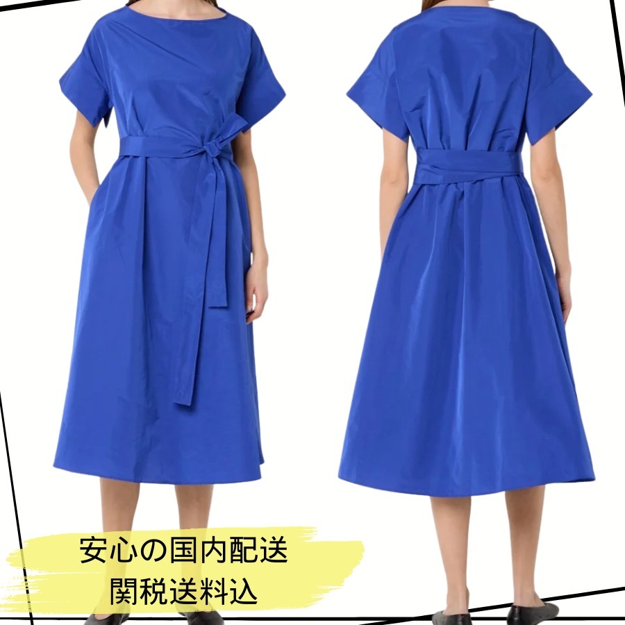 Weekend MaxMara FINISHフィニッシュ タフタ ミディ ドレス