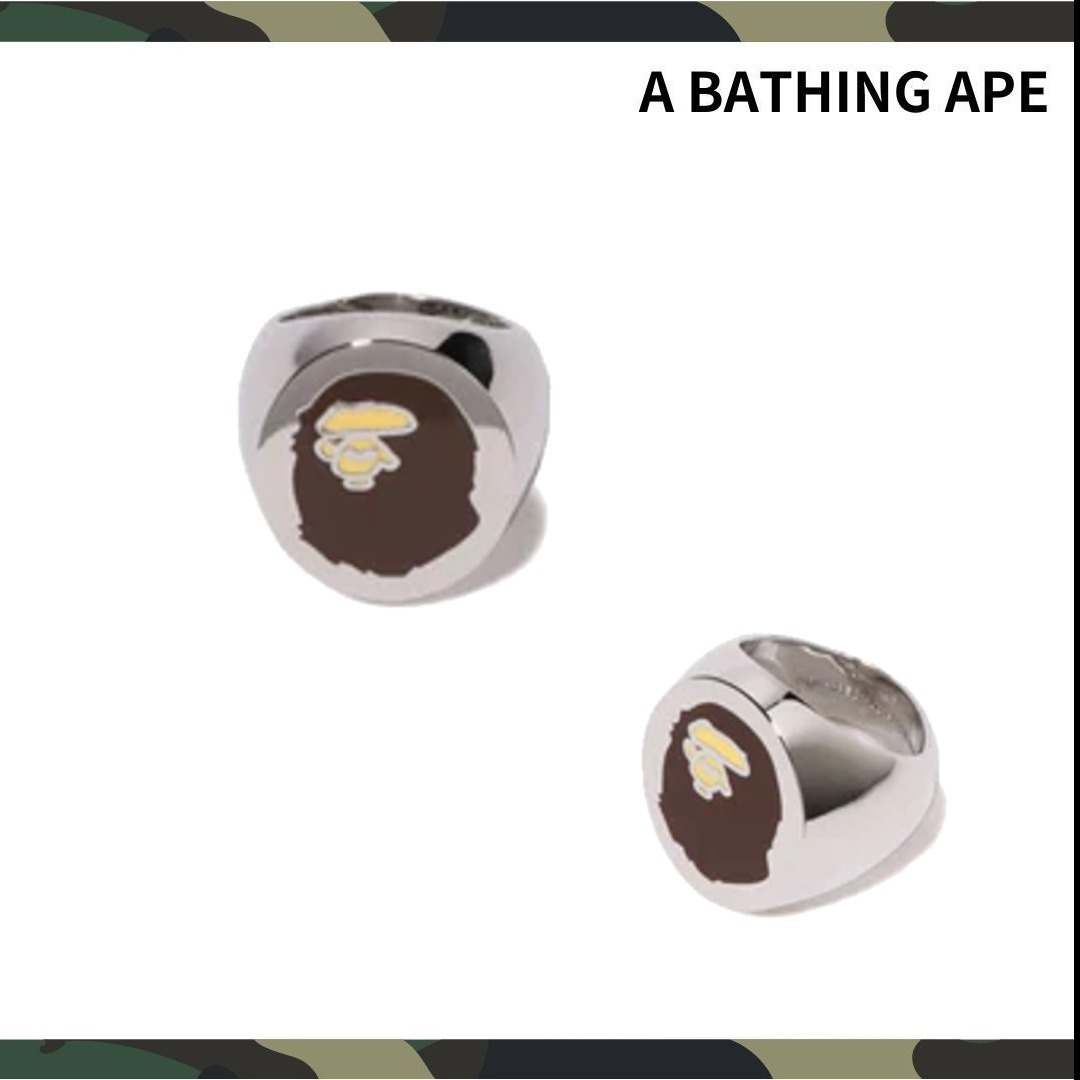 NEW【A BATHING APE】APE HEAD RING リング