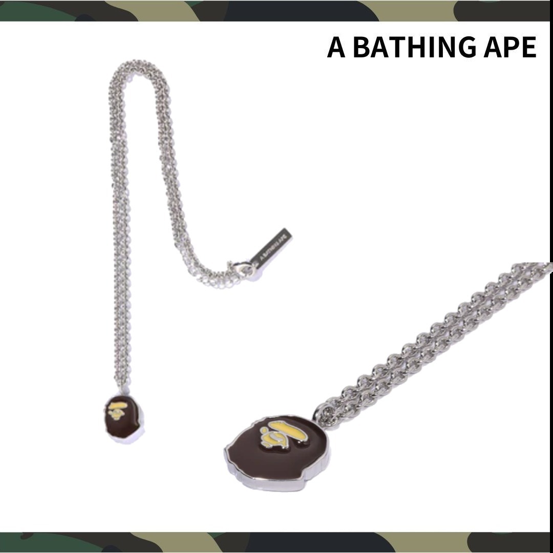 NEW【A BATHING APE】APE HEAD NECKLACE ネックレス