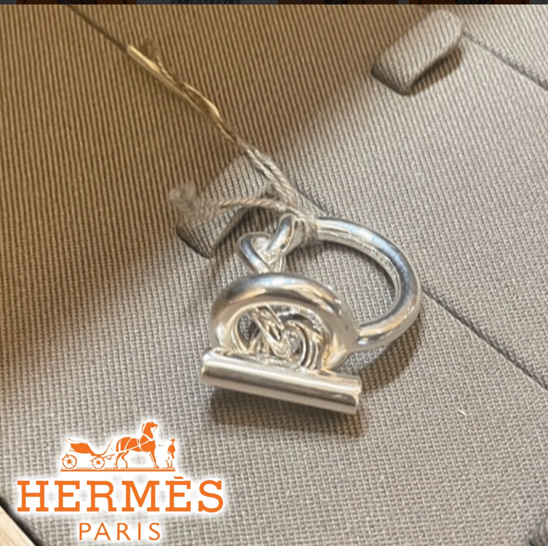 大人気◆圧倒的存在感【HERMES】《クロワゼット》リング GM