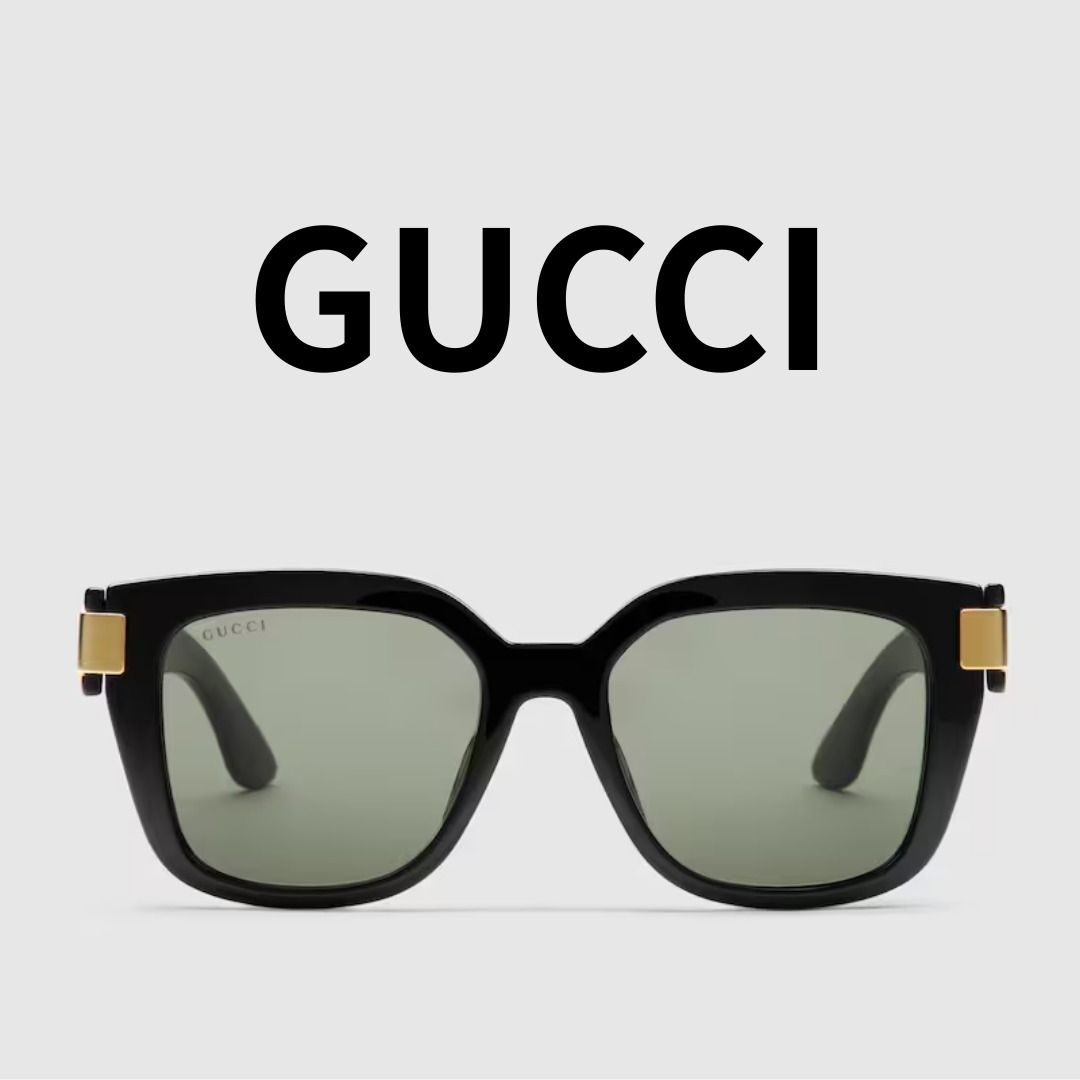 GUCCI オーバルフレーム サングラス（アジアン フィット）