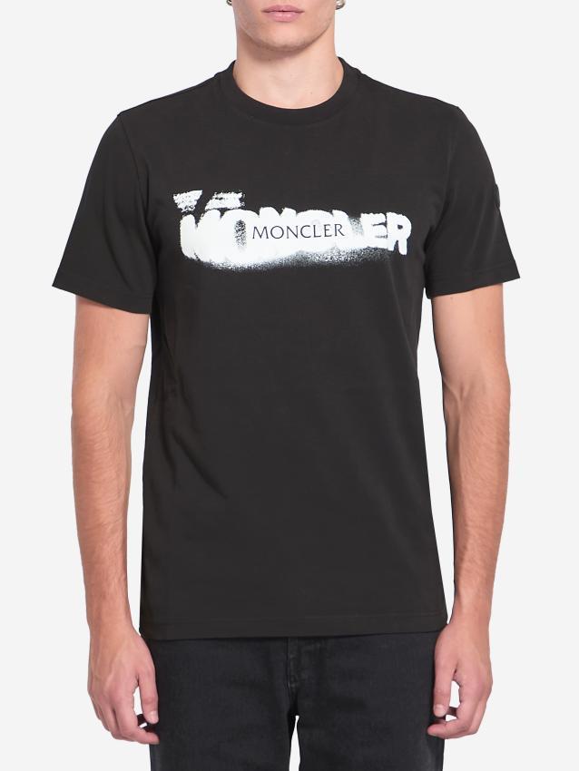 ＊即発可能＊ MONCLER Tシャツ ブラック 25/26年秋冬新作