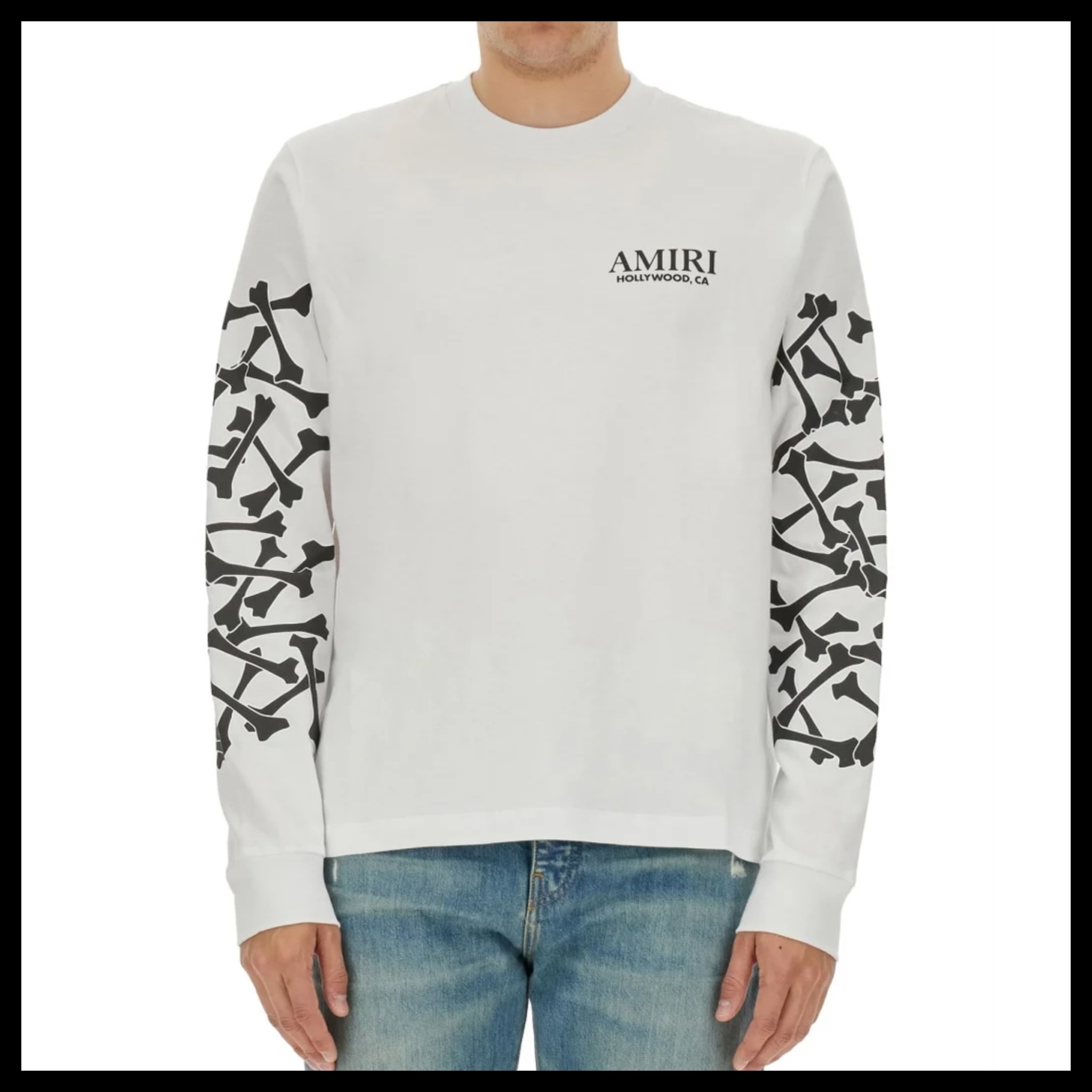 【可愛い】AMIRI クールネックTシャツ