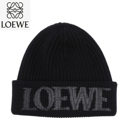 【関税/送料込】Loewe ウールビーニー 帽子 ニット帽