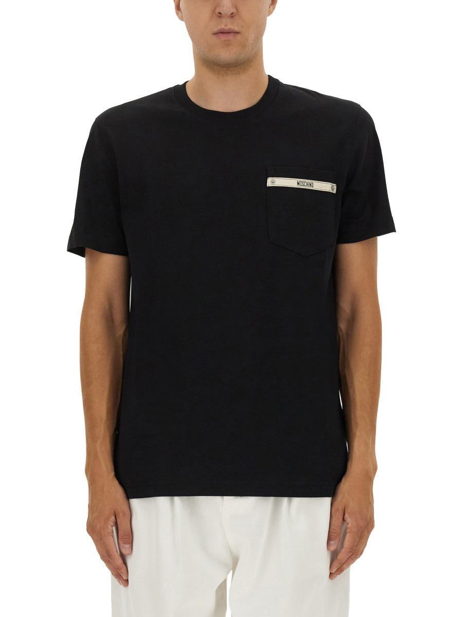 【関税＆送料込み】Moschino T-Shirt With Logo Ribbon